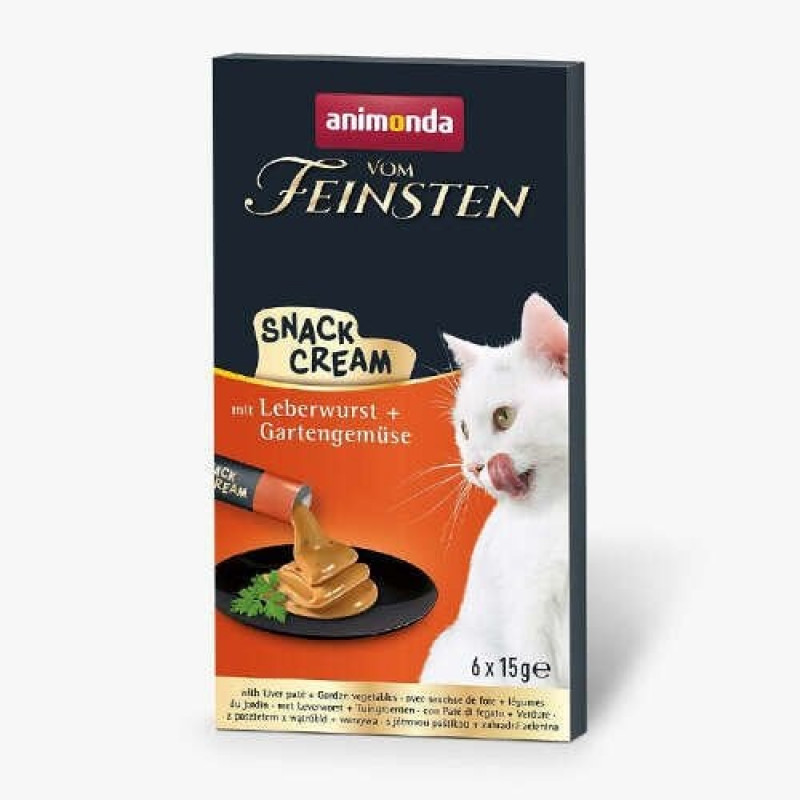 Animonda 6 Adet Vom Feimstein Snack Cream Karaciğer Sosisi ve Bahçe Sebzeleri 15 Gr | Kedi Sıvı Ödül Maması Animonda 6 Adet Vom Feimstein Snack Cream Karaciğer Sosisi ve Bahçe Sebzeleri 15 Gr | Kedi Sıvı Ödül Maması