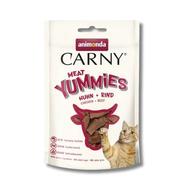 Animonda Carny Meat 50 Gr Tavuk ve Sığır Etli Yetişkin Kedi Ödül Maması