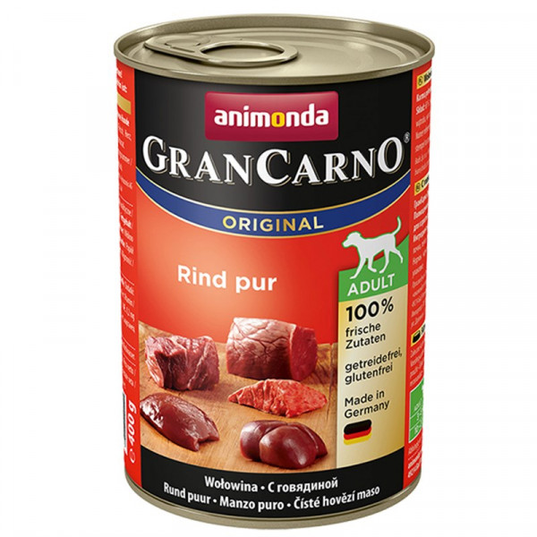 Animonda 400 Gr Gran Carno Adult Sığır Etli | Yetişkin Köpek Konserve Maması