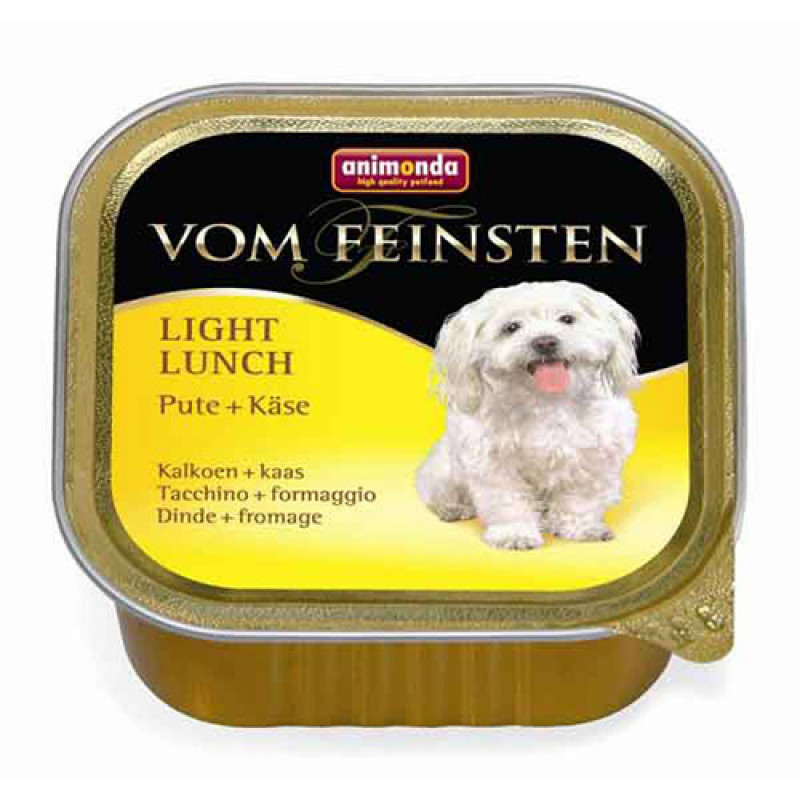 Animonda 150 Gr Vom Feinsten Light Lunch Hindili + Peynirli | Yetişkin Köpek Konserve Maması Animonda 150 Gr Vom Feinsten Light Lunch Hindili + Peynirli | Yetişkin Köpek Konserve Maması