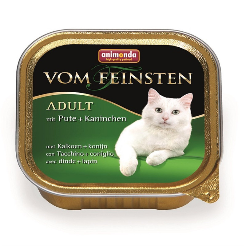 Animonda 100 Gr Vom Feinsten Adult Hindili + Tavşanlı | Yetişkin Kedi Maması Animonda 100 Gr Vom Feinsten Adult Hindili + Tavşanlı | Yetişkin Kedi Maması
