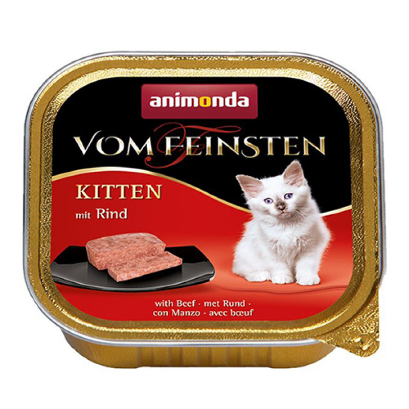 Animonda 100 Gr Vom Feinsten Kitten Sığır Etli | Yavru Kedi Maması Animonda 100 Gr Vom Feinsten Kitten Sığır Etli | Yavru Kedi Maması
