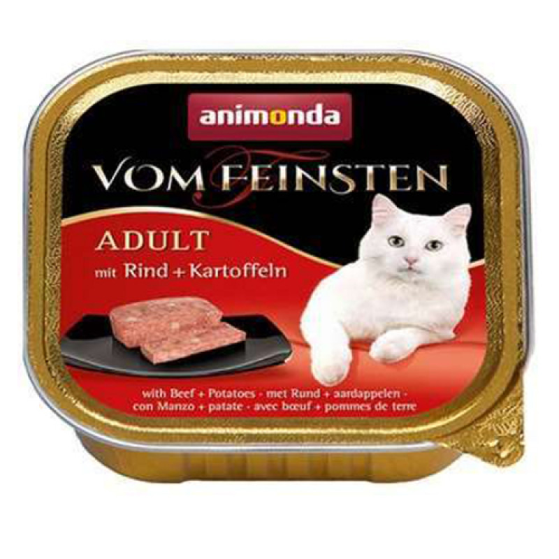 Animonda 100 Gr Vom Feinsten Adult Sığır Etli + Patatesli | Sığır Etli Yaş Kedi Maması Animonda 100 Gr Vom Feinsten Adult Sığır Etli + Patatesli | Sığır Etli Yaş Kedi Maması