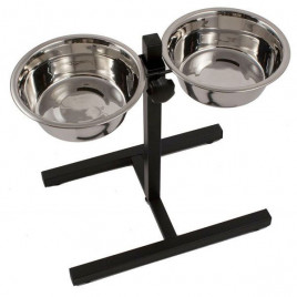 29 Cm Çelik Ayarlanır Ayaklı İkili Metal Mama Kabı | Metal Mama Ve Su Kabı 29 Cm Çelik Ayarlanır Ayaklı İkili Metal Mama Kabı | Metal Mama Ve Su Kabı