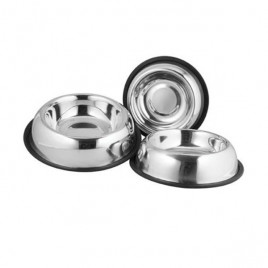 Asb16 Oz 15,5 Cm Çelik Mama Kabı Oval | Metal Mama Ve Su Kabı Asb16 Oz 15,5 Cm Çelik Mama Kabı Oval | Metal Mama Ve Su Kabı