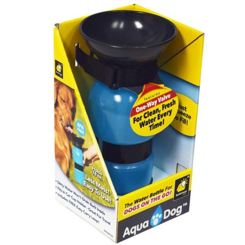 Aqua Dog 18 Oz Seyahat Suluğu Mavi | Köpek Seyahat Mama Ve Su Kabı Aqua Dog 18 Oz Seyahat Suluğu Mavi | Köpek Seyahat Mama Ve Su Kabı