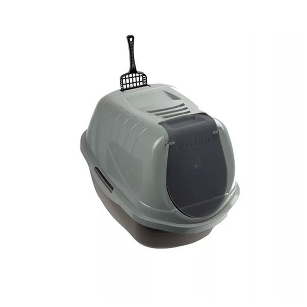 Aquael 50X40X40 Cm Kapalı Tuvalet Siyah Yeşil | Kapalı Kedi Tuvaleti