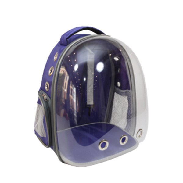Bacco Milano Astronot Taşıma Çantası Mor | Köpek Taşıma Çantası Ve Kafes