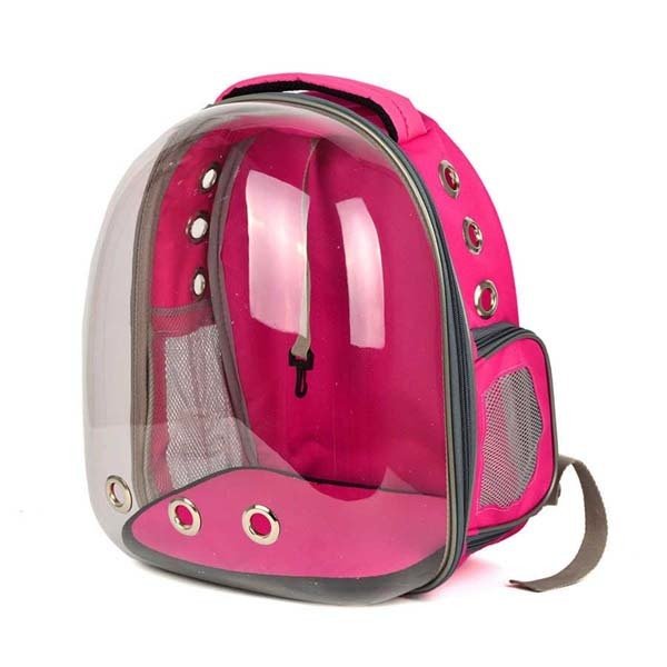 Bacco Milano Astronot Taşıma Çantası Pembe | Köpek Taşıma Çantası Ve Kafes