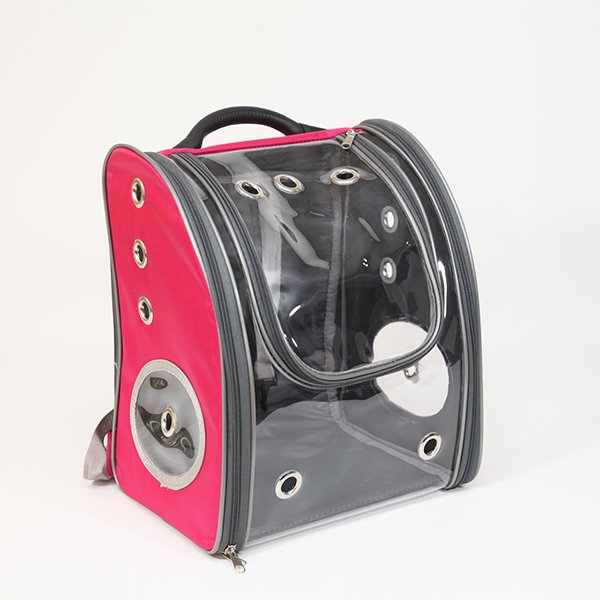 Bacco Milano Kedi ve Köpek Sırt Taşıma Çantası Pembe | Köpek Taşıma Çantası Ve Kafes