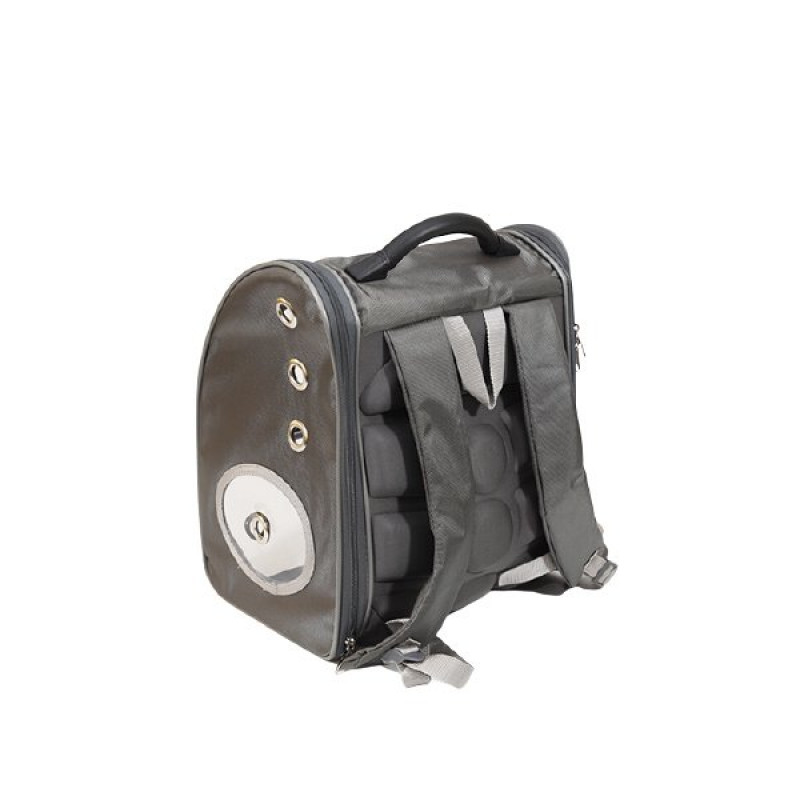 Bacco Milano Sırt Taşıma Çantası Gri | Kedi Taşıma Çantası