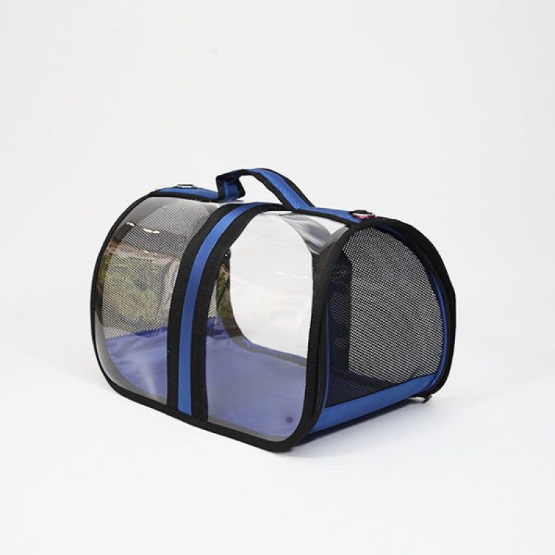Bacco Milano Şeffaf Taşıma Çantası Mavi | Köpek Taşıma Çantası Ve Kafes Bacco Milano Şeffaf Taşıma Çantası Mavi | Köpek Taşıma Çantası Ve Kafes