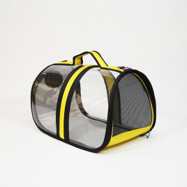 Milano Şeffaf Taşıma Çantası Sarı | Köpek Taşıma Çantası Ve Kafes Milano Şeffaf Taşıma Çantası Sarı | Köpek Taşıma Çantası Ve Kafes