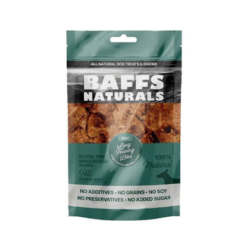 Baffs Naturals 100 Gr Lung Training Bites Biftek | Köpek Atıştırmalık Ödül Maması Baffs Naturals 100 Gr Lung Training Bites Biftek | Köpek Atıştırmalık Ödül Maması