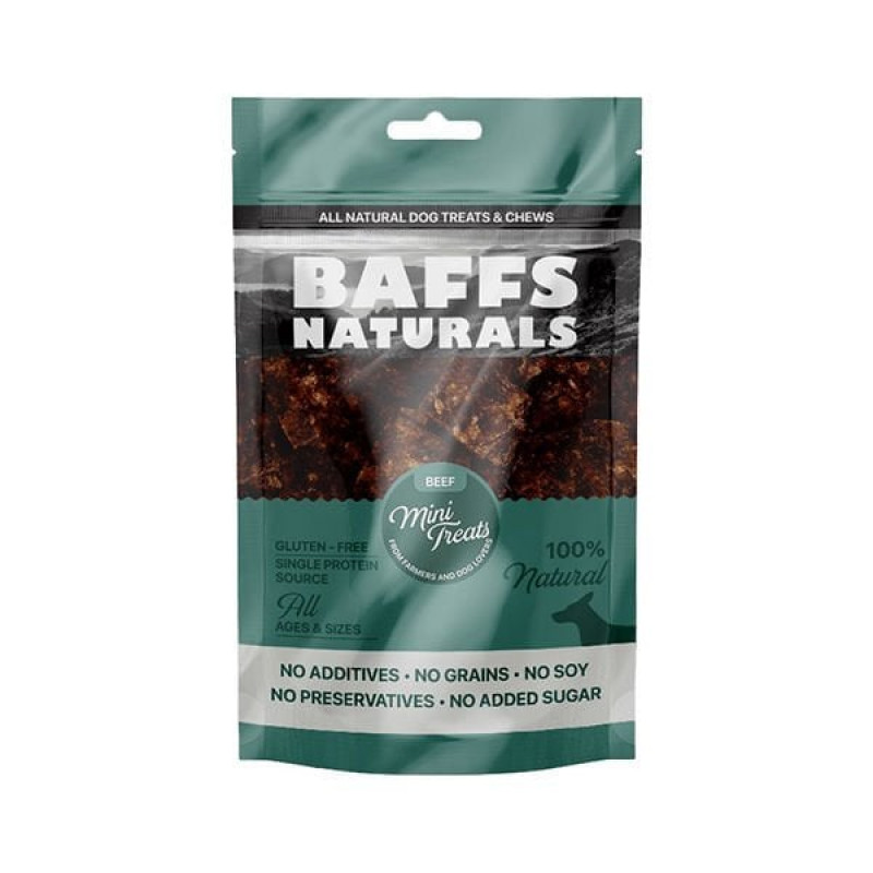 Baffs Naturals 100 Gr Mini Treats Biftek | Köpek Atıştırmalık Ödül Maması Baffs Naturals 100 Gr Mini Treats Biftek | Köpek Atıştırmalık Ödül Maması
