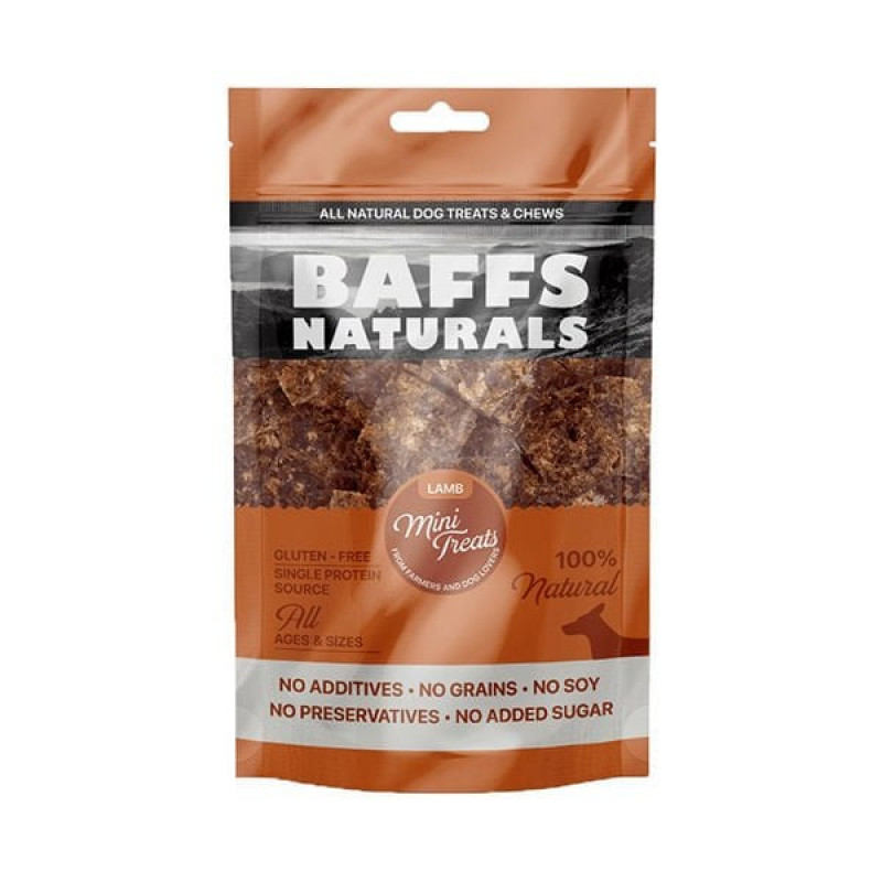 Baffs Naturals 100 Gr Mini Treats Kuzu | Köpek Atıştırmalık Ödül Maması Baffs Naturals 100 Gr Mini Treats Kuzu | Köpek Atıştırmalık Ödül Maması