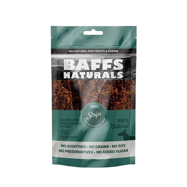 Baffs Naturals 100 Gr Strips Biftek | Köpek Atıştırmalık Ödül Maması