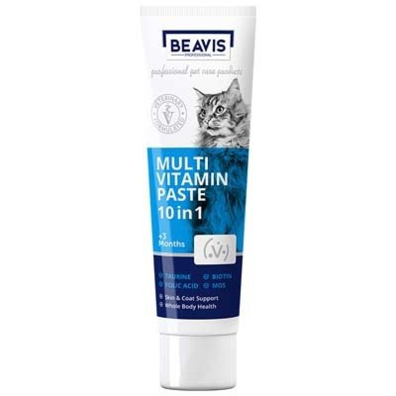 Beavis Yavru Kediler İçin Multi Vitamin Paste 10 in 1 100 mL | Kedi Macunu Beavis Yavru Kediler İçin Multi Vitamin Paste 10 in 1 100 mL | Kedi Macunu