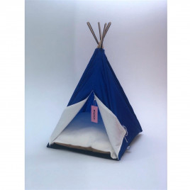 50x50x70 Kedi Köpek Çadırı Mavi | Yuvalı Köpek Yatağı 50x50x70 Kedi Köpek Çadırı Mavi | Yuvalı Köpek Yatağı