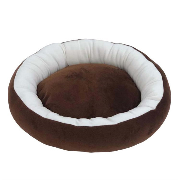 Bedspet Simit Yatak Kahverengi | Kumaş Köpek Yatağı