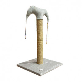 50 cm İnce Tırmalama Tahtası Gri | Çubuk Kedi Tırmalama Tahtası