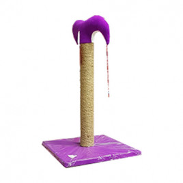 50 Cm İnce Tırmalama Tahtası Mor | Çubuk Kedi Tırmalama Tahtası