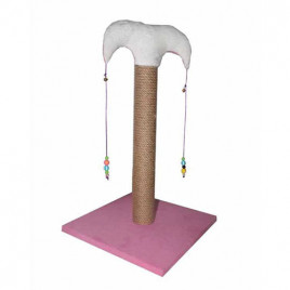 50 Cm İnce Tırmalama Tahtası Pembe | Çubuk Kedi Tırmalama Tahtası