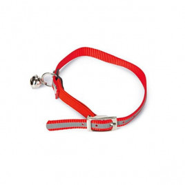 10x32.5 Cm Reflektörlü Zilli Boyun Tasması Kırmızı | Kedi Boyun Tasması 10x32.5 Cm Reflektörlü Zilli Boyun Tasması Kırmızı | Kedi Boyun Tasması