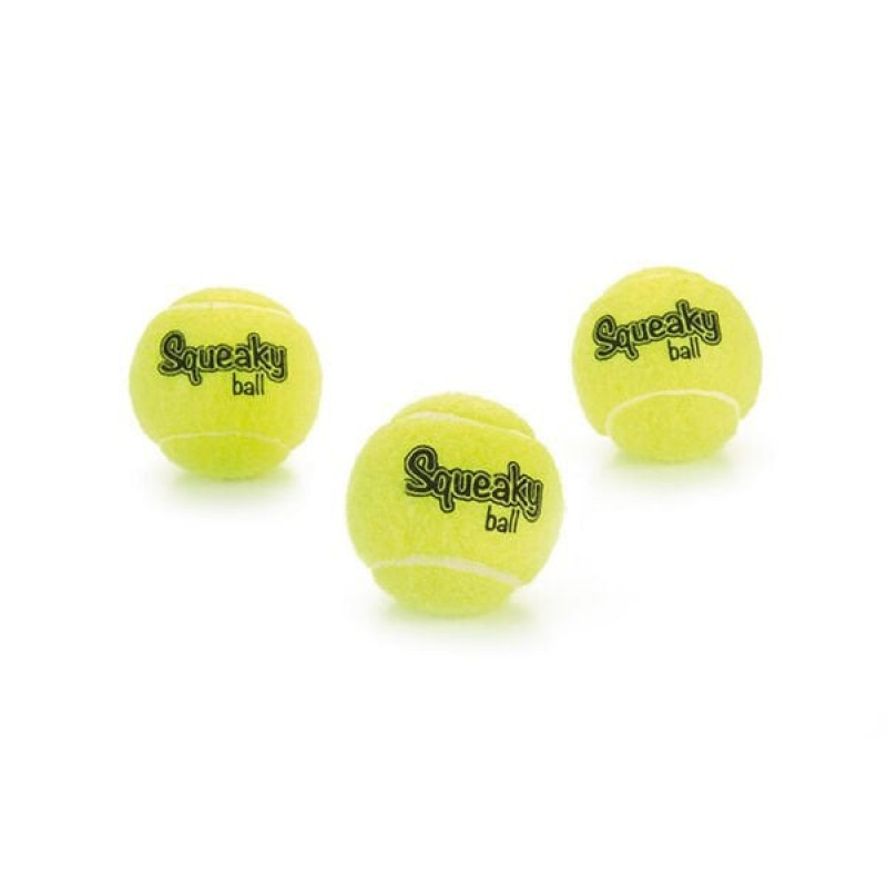 Beeztees 3'lü Sesli Tenis Top 6,5 Cm | Köpek Top Oyuncak Beeztees 3'lü Sesli Tenis Top 6,5 Cm | Köpek Top Oyuncak