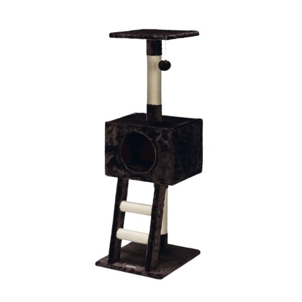Beeztees 40x35x110 Cm Oyun Kulesi Tırmalama Direği Kahverengi | Çubuk Kedi Tırmalama Tahtası