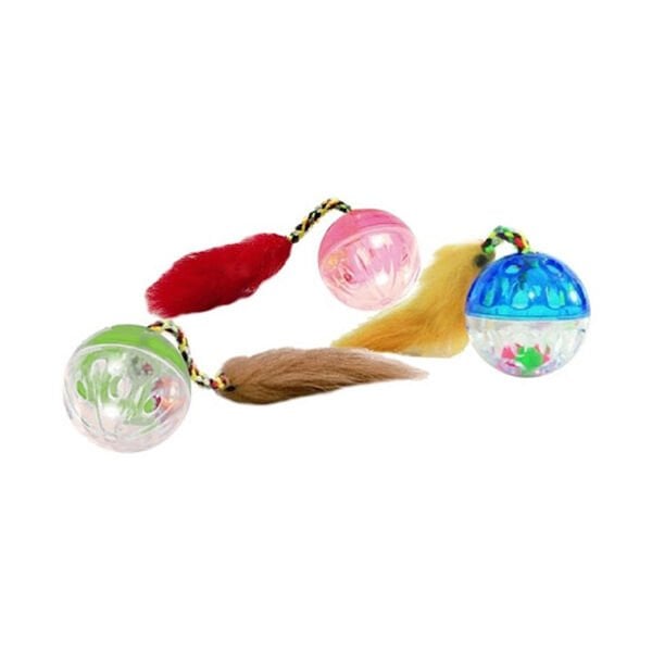 Beeztees 4,5 Cm Tüylü Çıngırak | Kedi Çiğneme Oyuncağı