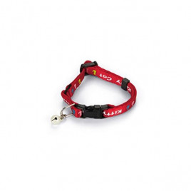 8x23 Cm Zilli Yavru Boyun Tasması Kırmızı | Kedi Boyun Tasması