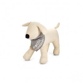 M 28x25 Cm Bandana Boyun Tasması Gri | Köpek Boyun Tasması