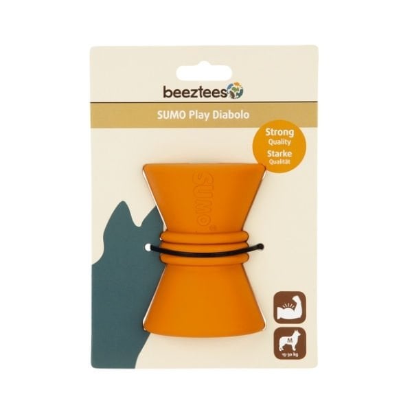 Beeztees Sumo 10 Cm Dental Makara Şeklinde Köpek Oyuncağı Turuncu