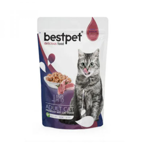Best Pet 85 Gr Kuzu Etli Yetişkin Kedi Pouch Konserve | Yetişkin Kedi Maması