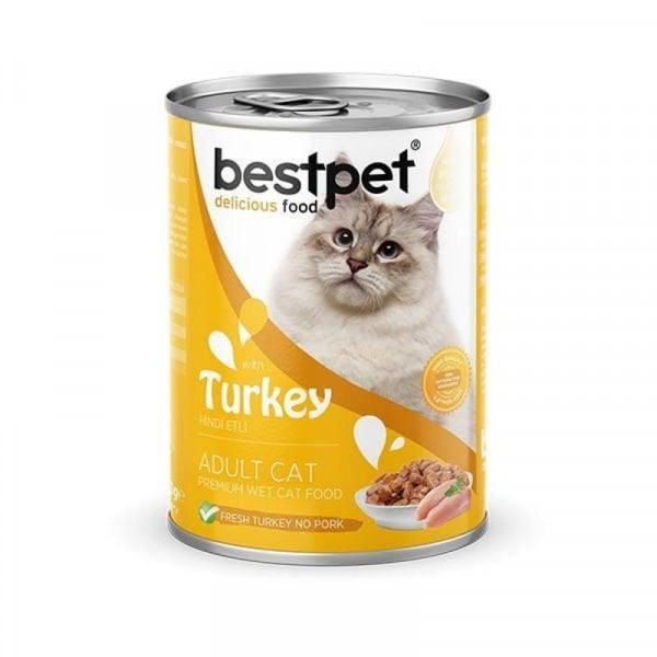 Bestpet Gravy Soslu Hindili Yetişkin Konserve Kedi Maması 85 Gr | Yetişkin Kedi Maması
