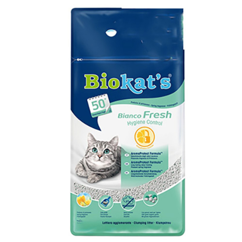 Biokats 10 Lt Bianco Fresh Bentonit Kedi Kumu | Doğal Kedi Kumu Biokats 10 Lt Bianco Fresh Bentonit Kedi Kumu | Doğal Kedi Kumu