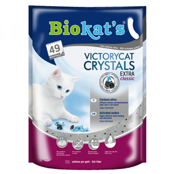 Biokats 3,6 Kg Silica Kedi Kumu Victory Cat Crystals Extra | Silika Kristal Kedi Kumu