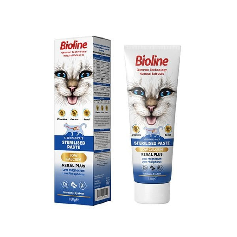 Bioline 100 Gr Sterilised Paste | Kedi Vitamini Bioline 100 Gr Sterilised Paste | Kedi Vitamini