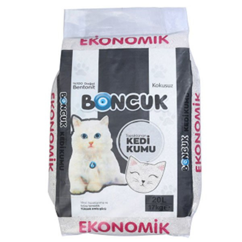Boncuk Ekonomik Kokusuz Topaklanan Kedi Kumu 20 Lt 17 Kg | Doğal Kedi Kumu Boncuk Ekonomik Kokusuz Topaklanan Kedi Kumu 20 Lt 17 Kg | Doğal Kedi Kumu