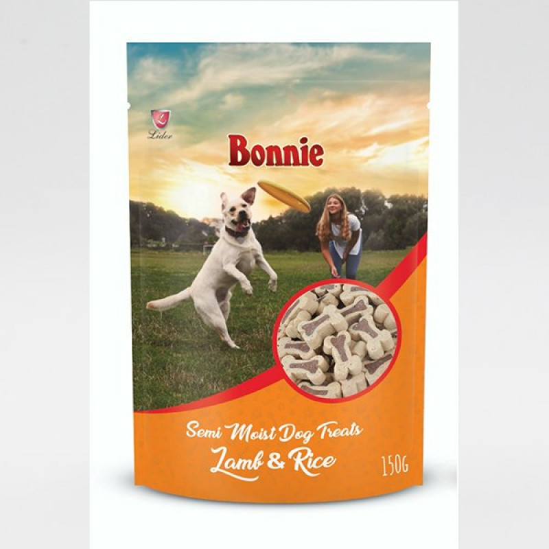 Bonnie Semi Moist Kuzu Etli Köpek Ödül Maması 150 Gr | Köpek Atıştırmalık Ödül Maması Bonnie Semi Moist Kuzu Etli Köpek Ödül Maması 150 Gr | Köpek Atıştırmalık Ödül Maması