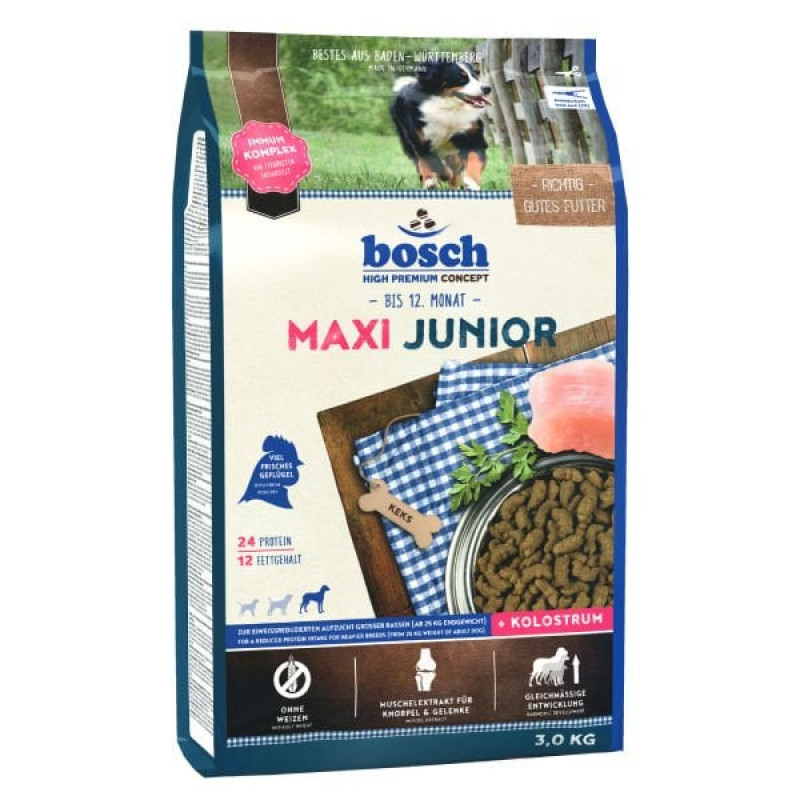 Bosch 3 Kg Maxi junior Kümes Hayvanlı | Yavru Köpek Kuru Maması Bosch 3 Kg Maxi junior Kümes Hayvanlı | Yavru Köpek Kuru Maması