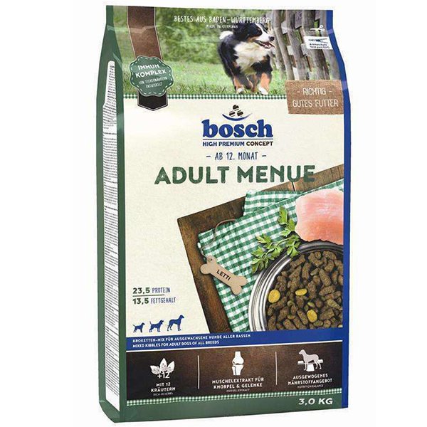 Bosch 3 Kg Menue Kümes Hayvanı Ve Sebzeli Yetişkin Köpek Maması | Yetişkin Köpek Kuru Maması