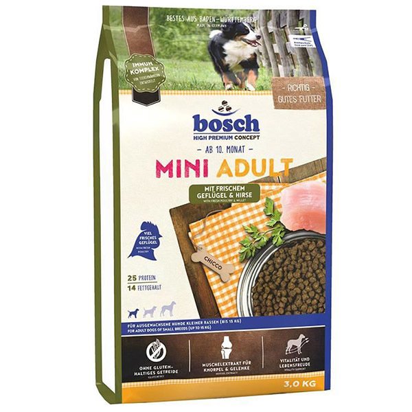 Bosch 3 Kg Mini Adult Kümes Hayvanlı Ve Darılı Küçük Irk Yetişkin Köpek Maması | Köpek Özel Kuru Mama