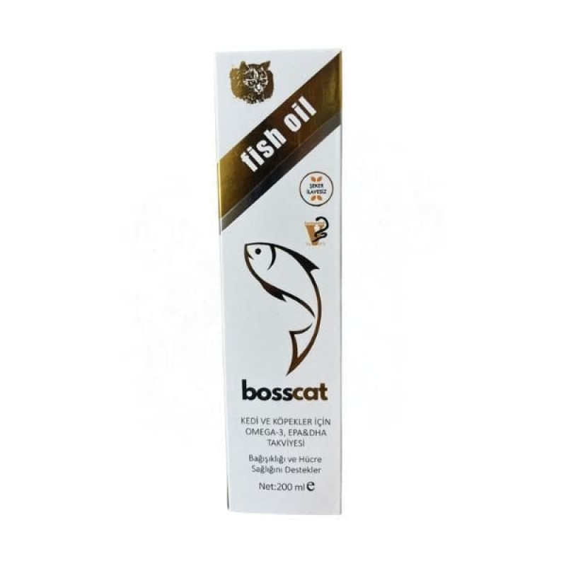 Bosscat 200 Ml Balık Yağı | Köpek Vitamini Bosscat 200 Ml Balık Yağı | Köpek Vitamini