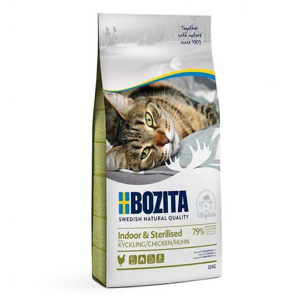 Bozita 10 Kg Indoor Tavuklu Kısırlaştırılmış Yetişkin | Kısırlaştırılmış Kedi Maması