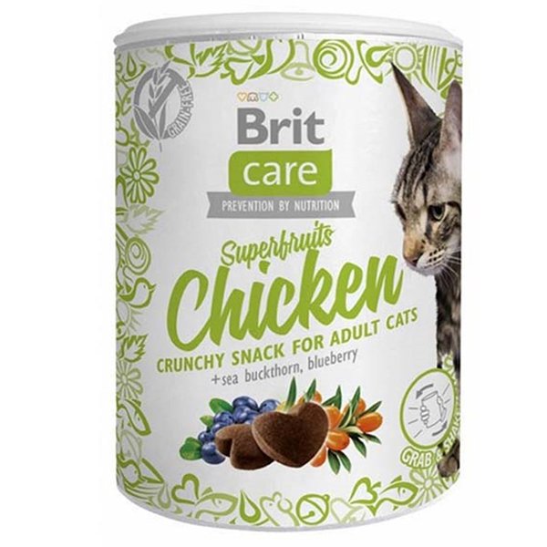Brit Care 100 Gr Süper Fruits Tavuklu | Kedi Bisküvi Ödül Maması