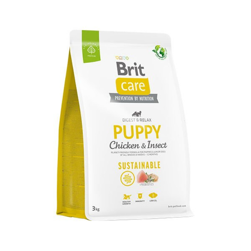 Brit Care 3 Kg Sustainable Puppy Tavuk Ve Böcek | Yavru Köpek Kuru Maması Brit Care 3 Kg Sustainable Puppy Tavuk Ve Böcek | Yavru Köpek Kuru Maması
