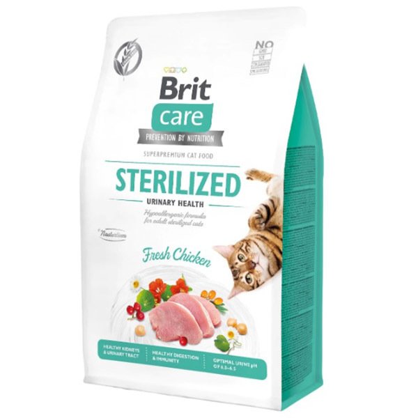 Brit Care 400 Gr Hipoalerjenik Sterilized Urinary Tahılsız Tavuklu | Kısırlaştırılmış Kedi Maması