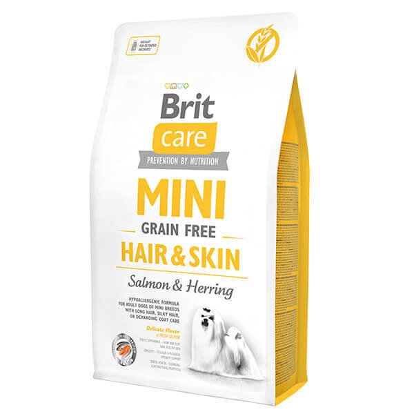 Brit Care 7 Kg Deri Ve Tüy Sağlığı İçin Tahılsız Somonlu Mini Yetişkin | Tahılsız Köpek Kuru Maması